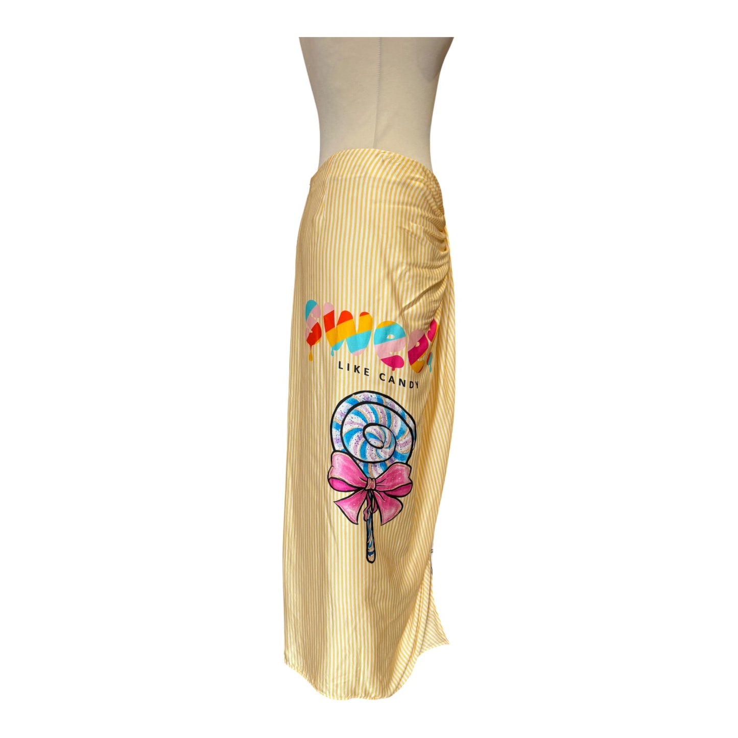 Me369 Luna Candy Tie Front Skirt - 8/10