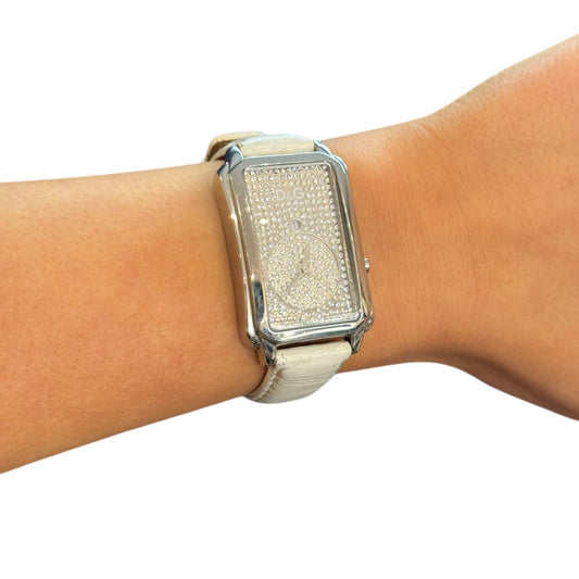 Dolce and Gabbana Silver Diamante Watch