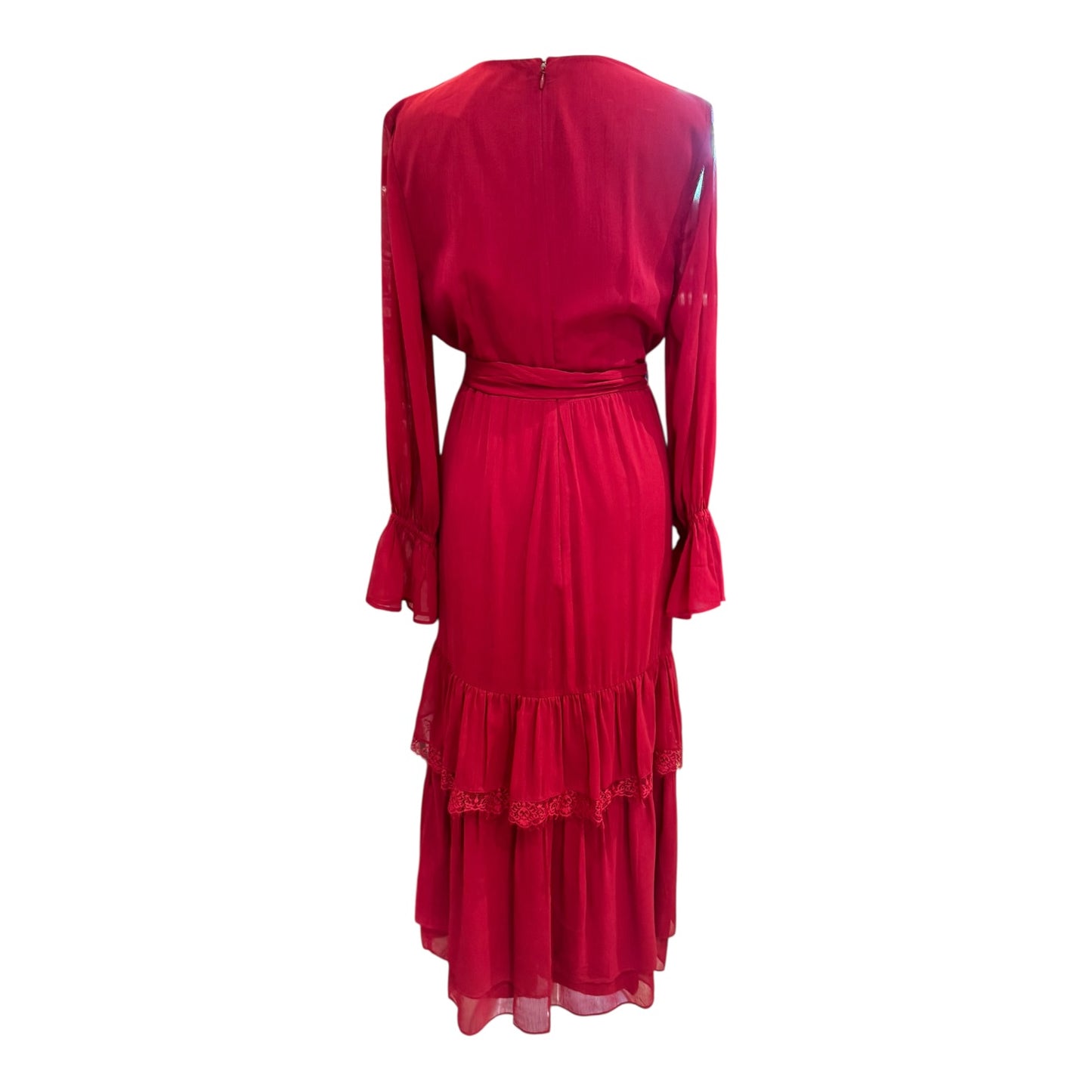 Uterque Red Lace Dress - 14
