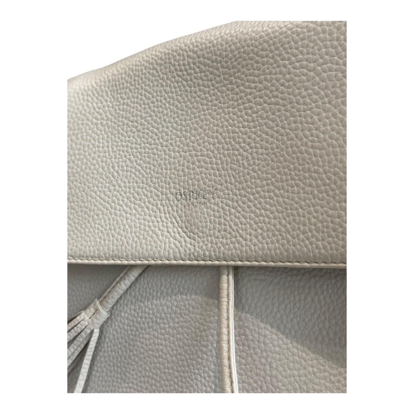 Osprey Cream Leather Backpack