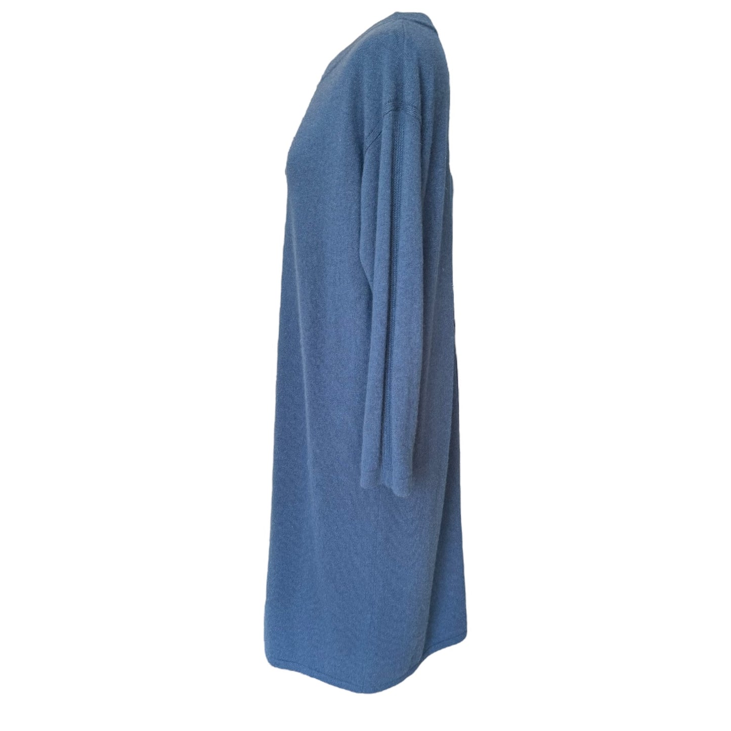 Wrap London Blue Cashmere Dress - 10/12