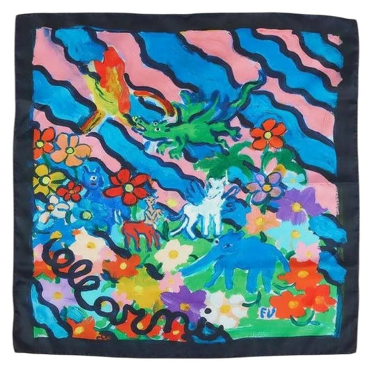 Marni x Flaminia Veronesi Unicorn Silk Scarf