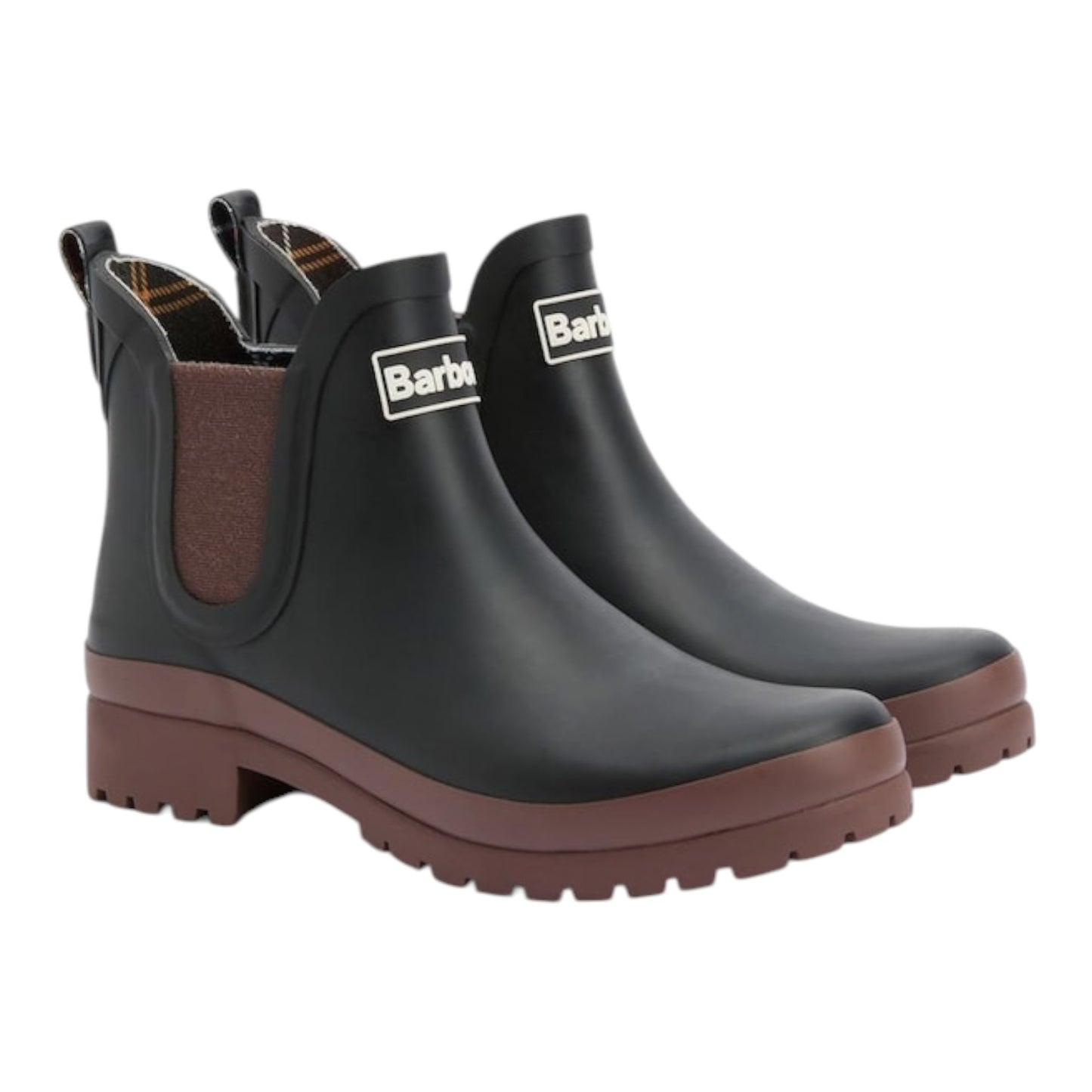 Barbour Black Mallow Chelsea Wellington Boots - 5 - NEW