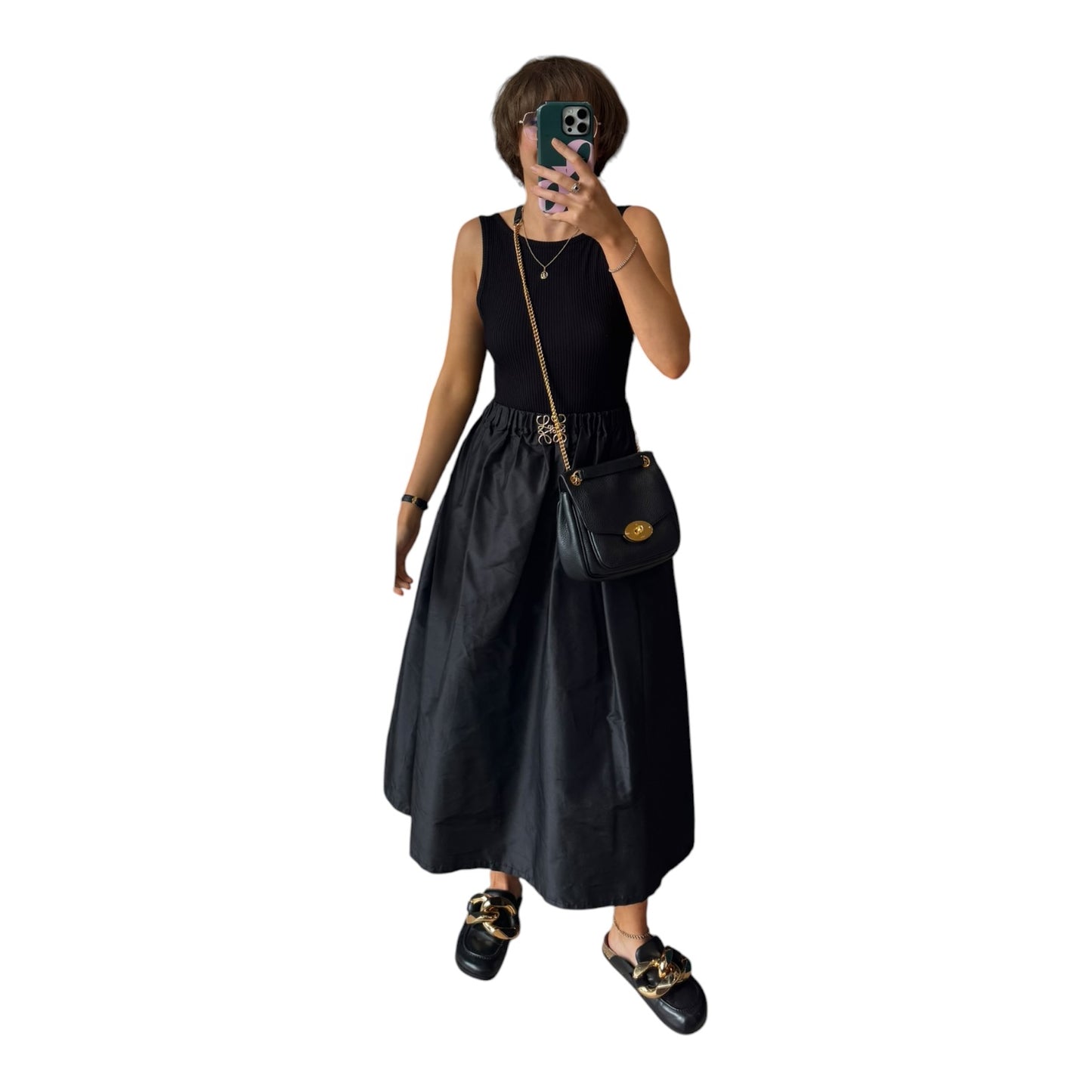 Mulberry Darley Bag with Gold Chain