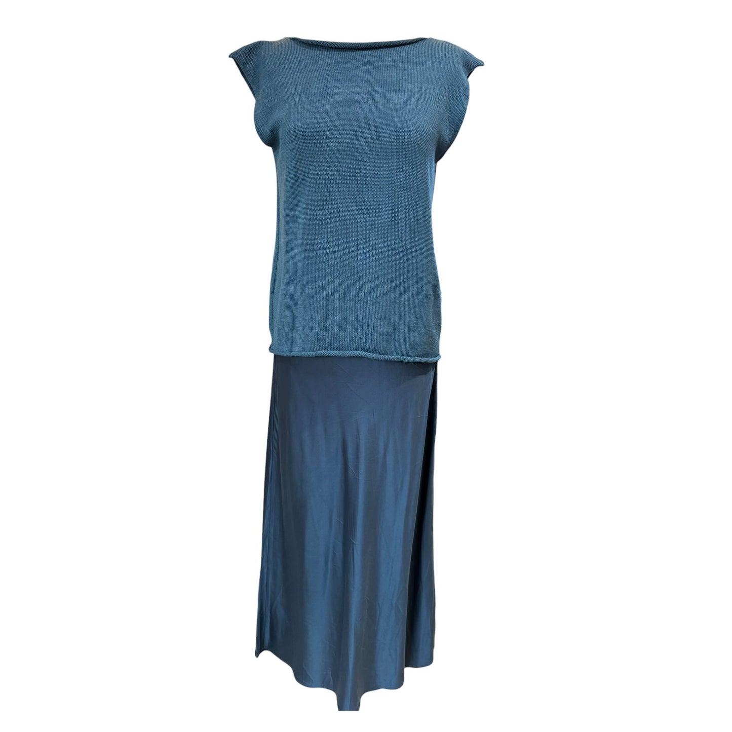 Taylor Yates Two Piece Knit Tank and Slip Dress - 8/10