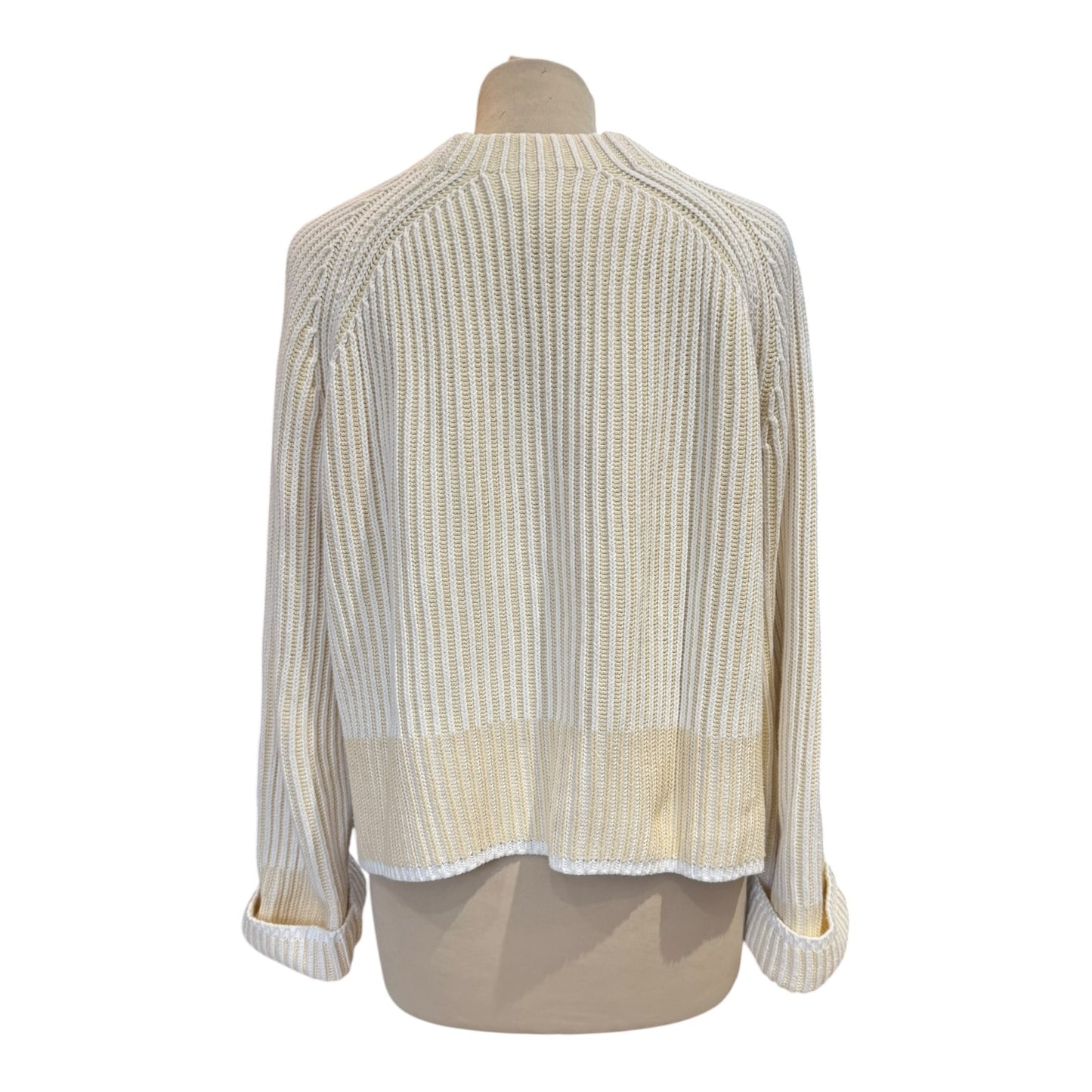 Me + Em Cream Cotton Crewneck Jumper - 10