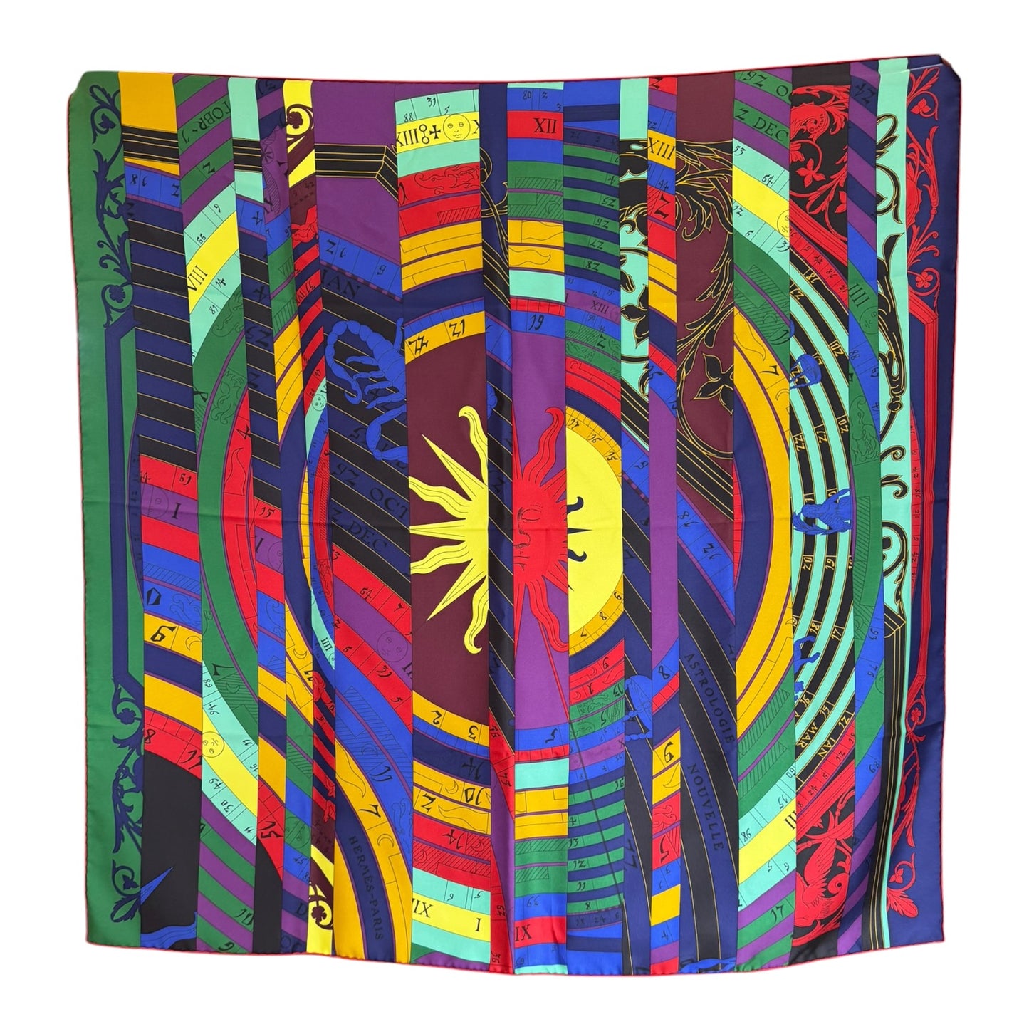Hermes Astrologie Nouvelle Silk Scarf