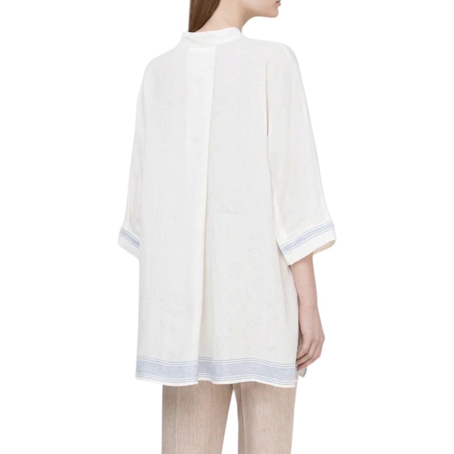 Weekend Max Mara Linen White Tunic Top - 10