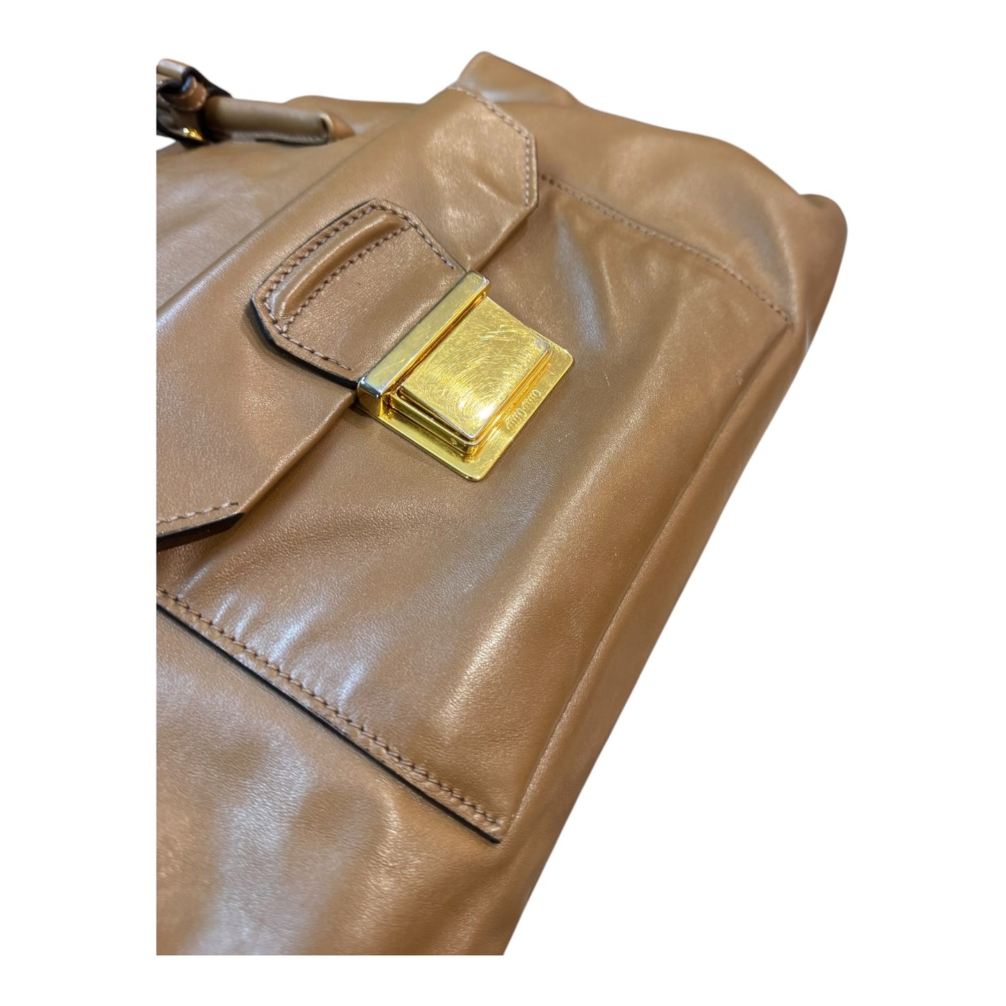 Miu Miu Vitello Tote Shopper