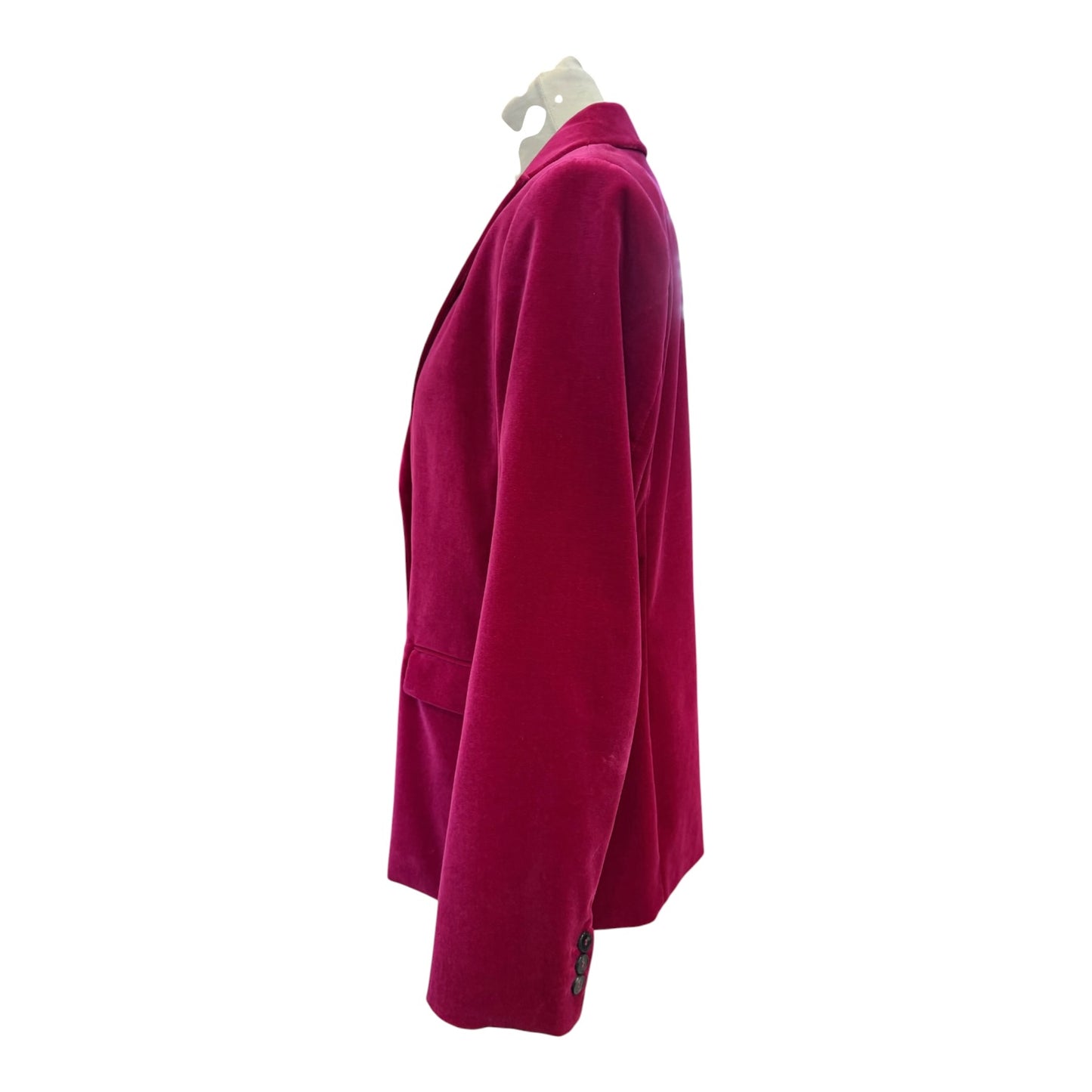 Weekend Max Mara Raspberry Velvet Blazer - 14