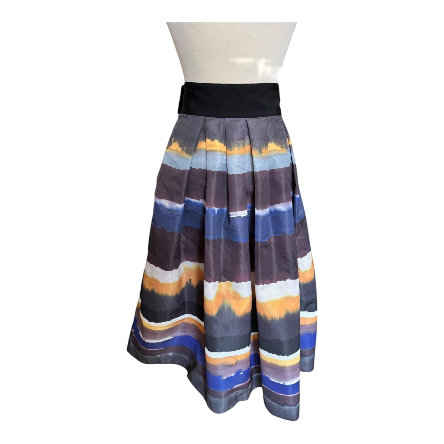 Sara Roka Patterned Midi Skirt - 12