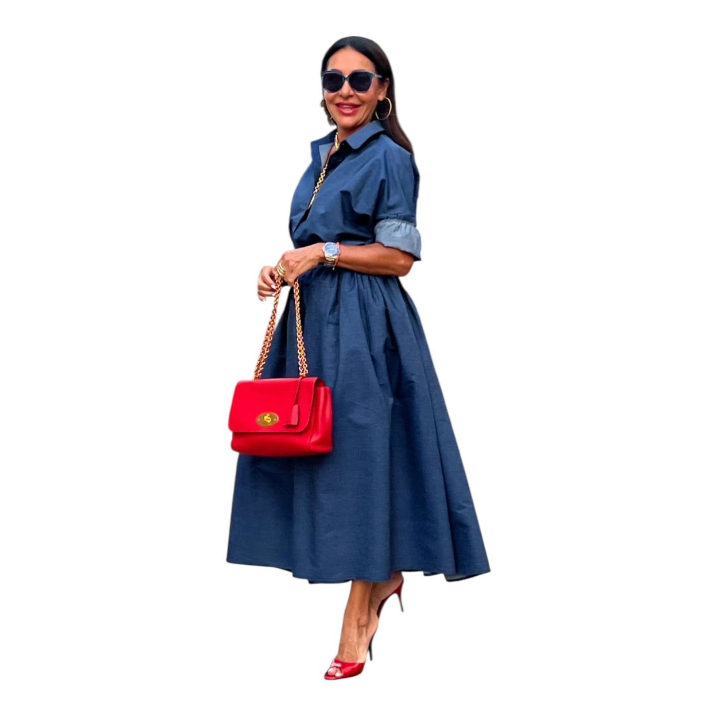 Marielle Stokkelaar Penelope Jeans Dress - one size, up to 16