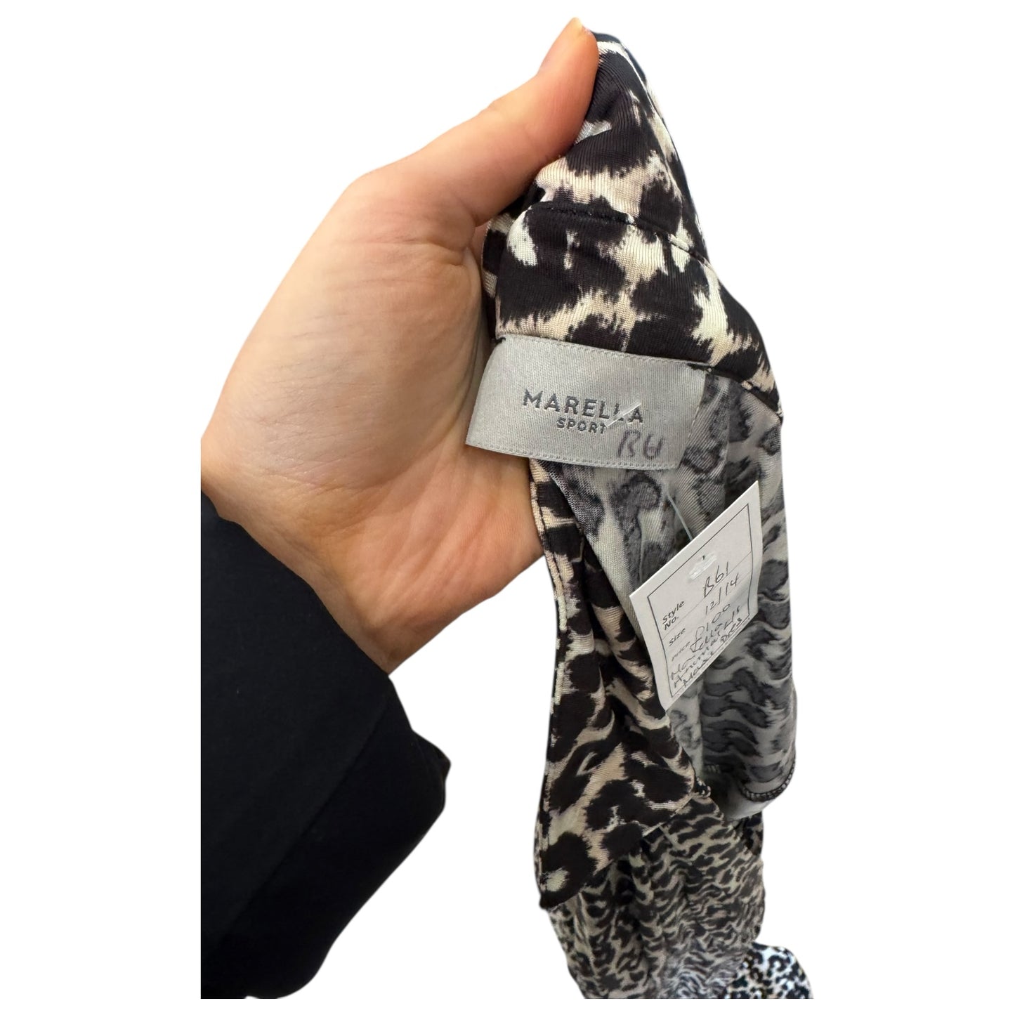 Marella Animal Long Sleeve Dress - 12/14