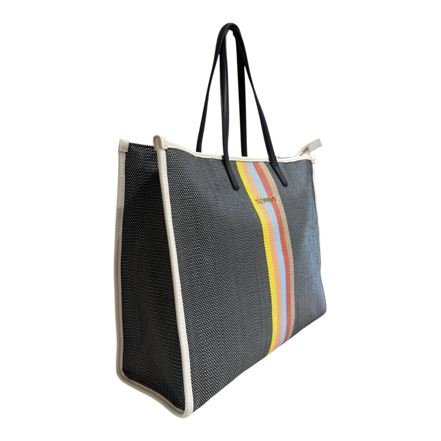 Tommy Hilfiger Navy Raffia Tote