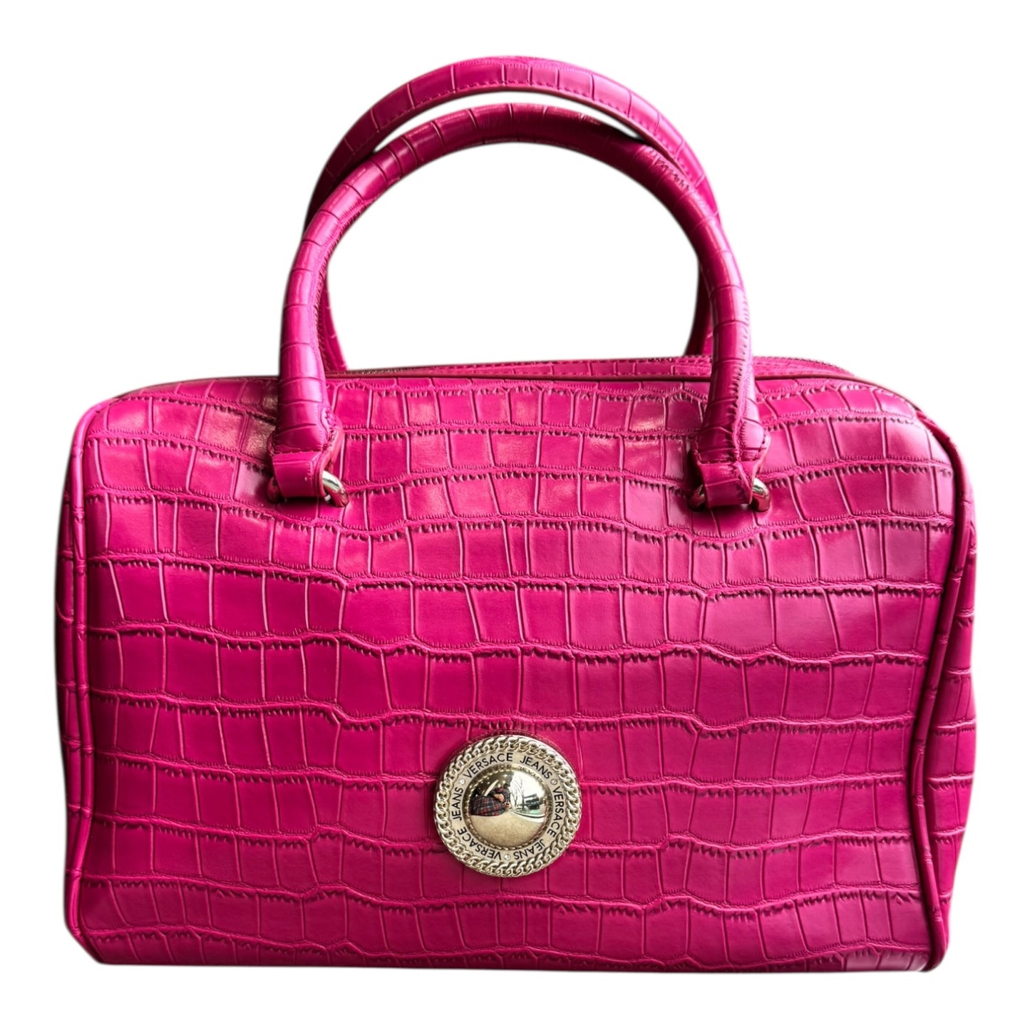 Versace Jeans Pink Bowling Bag