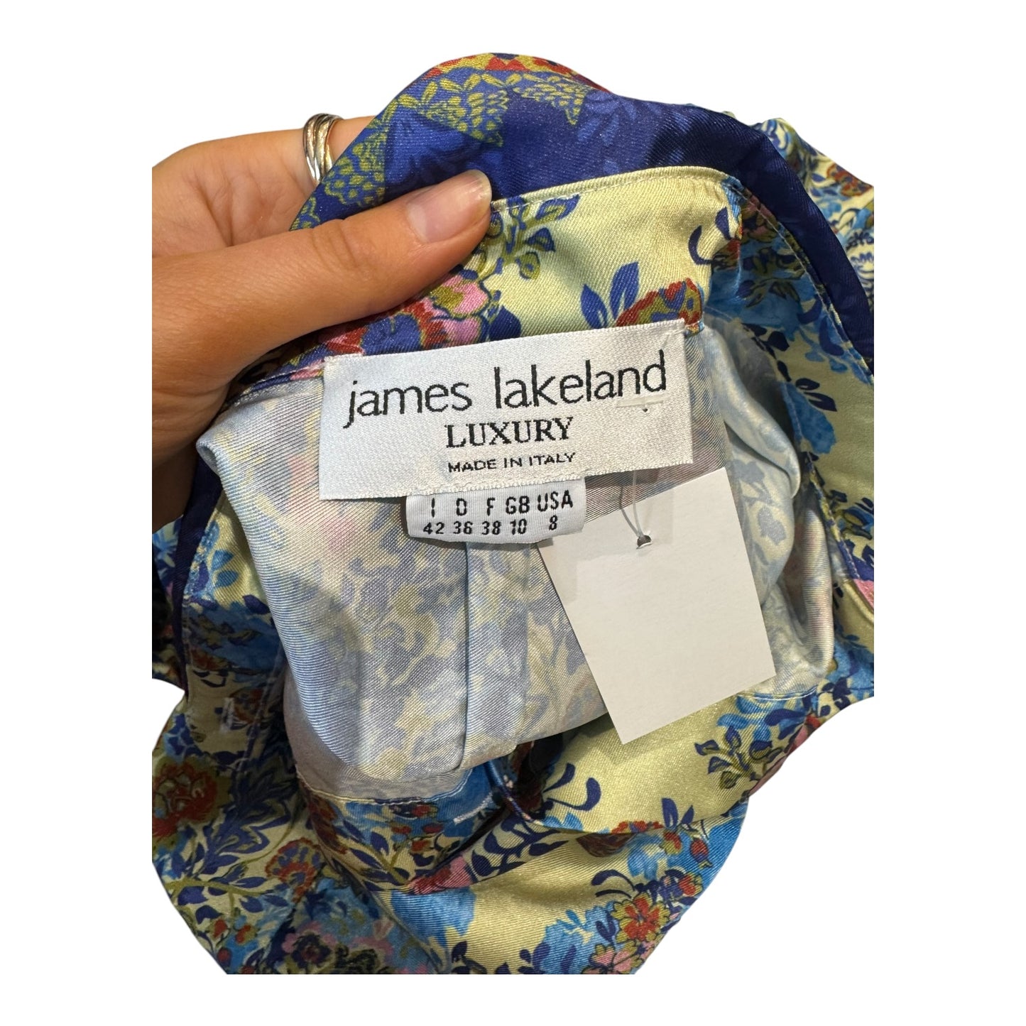 James Lakeland Patterned Long Line Shirt - 10