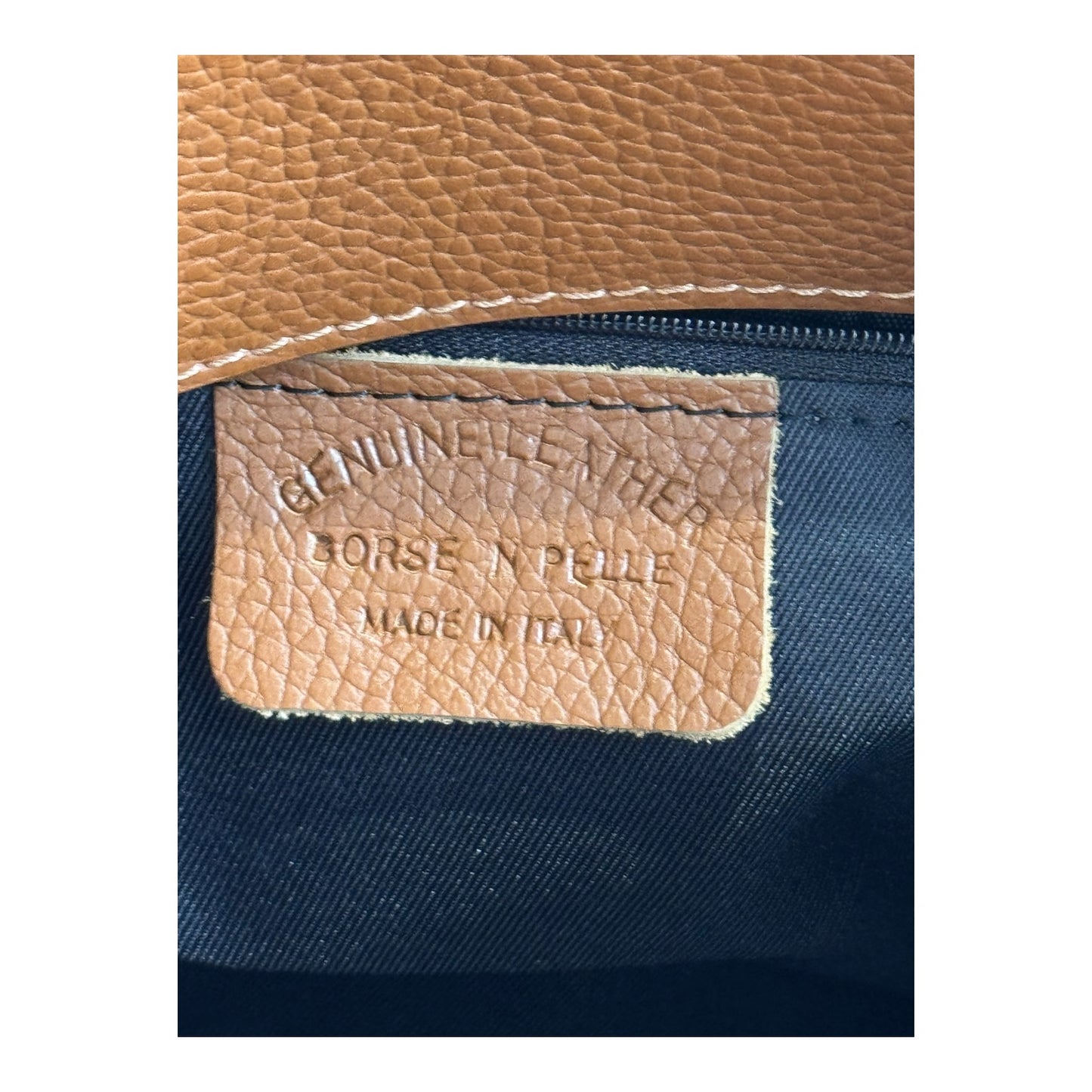 Borse N Pelle Tan Leather Bag