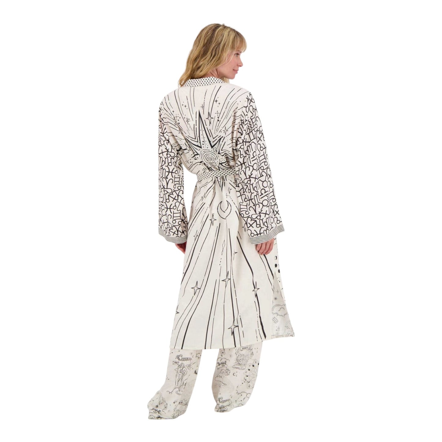 ME369 Zodiac Print Nova Linen Shirt Dress - 10