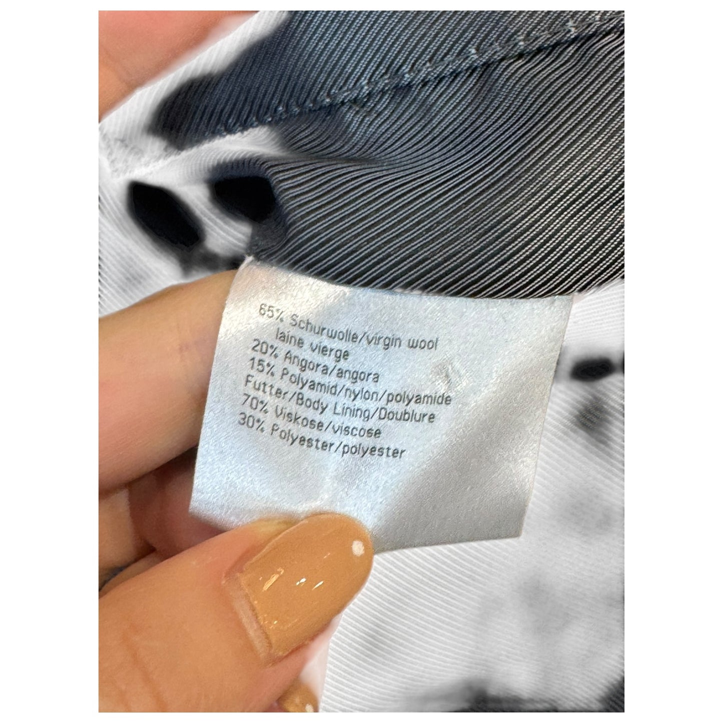 Basler Grey Angora and Wool Coat - 10