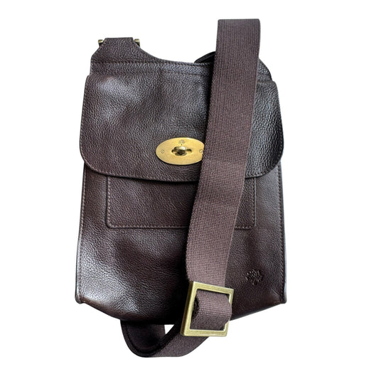 Mulberry Dark Brown Antony Cross Body Bag