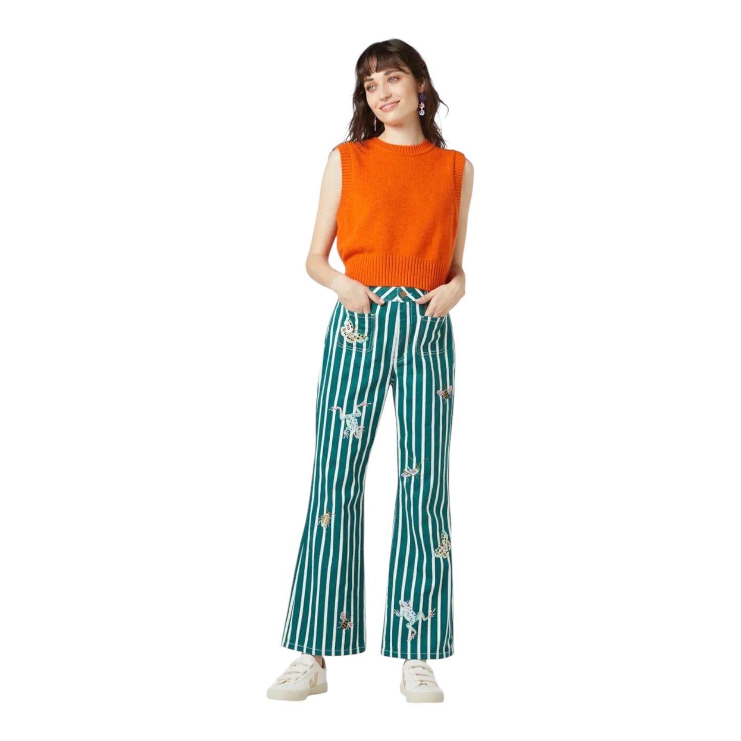 Gorman Green Stripe Garden Variety Jean - 16