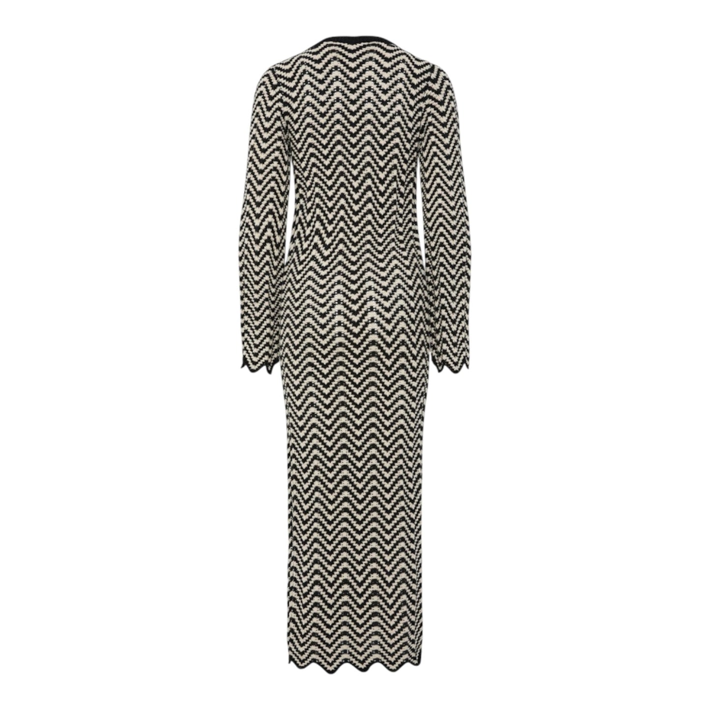 YAS Whiz Long Sleeve Maxi Knit Dress - 12 - NEW