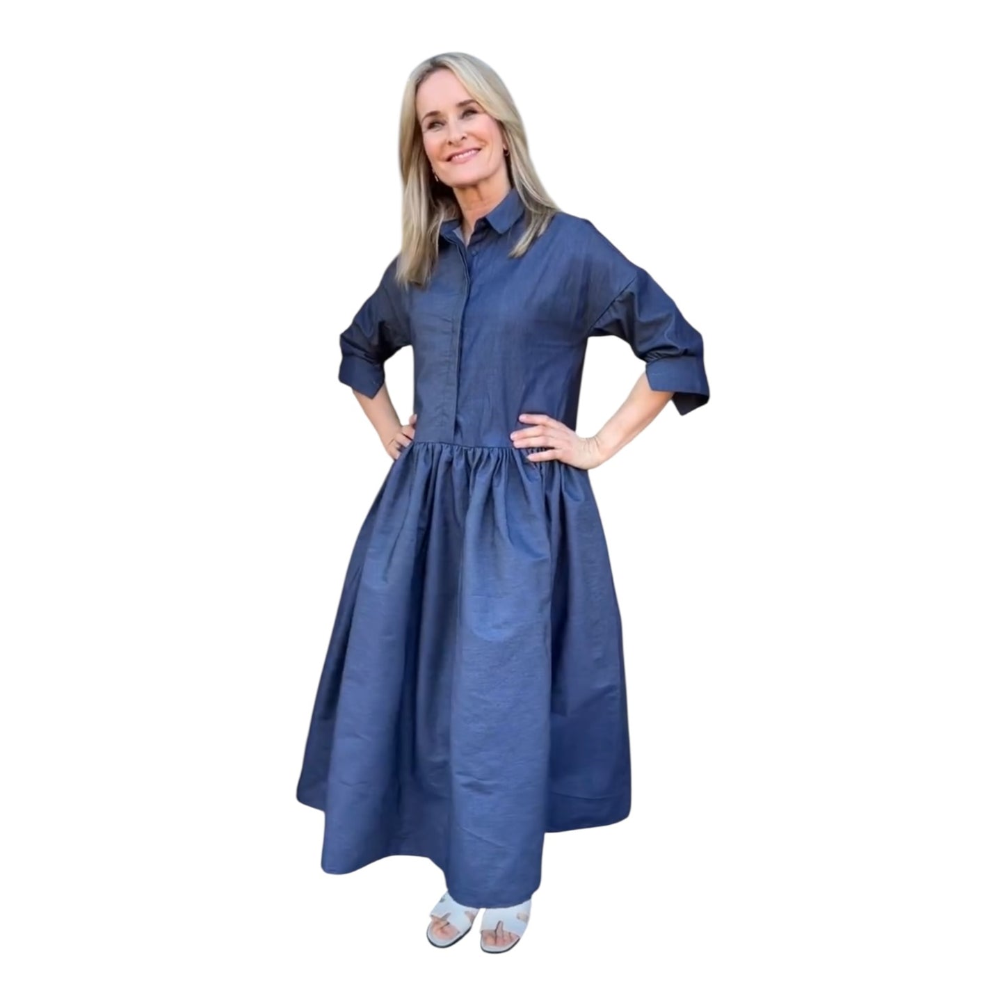 Marielle Stokkelaar Penelope Jeans Dress - one size, up to 16