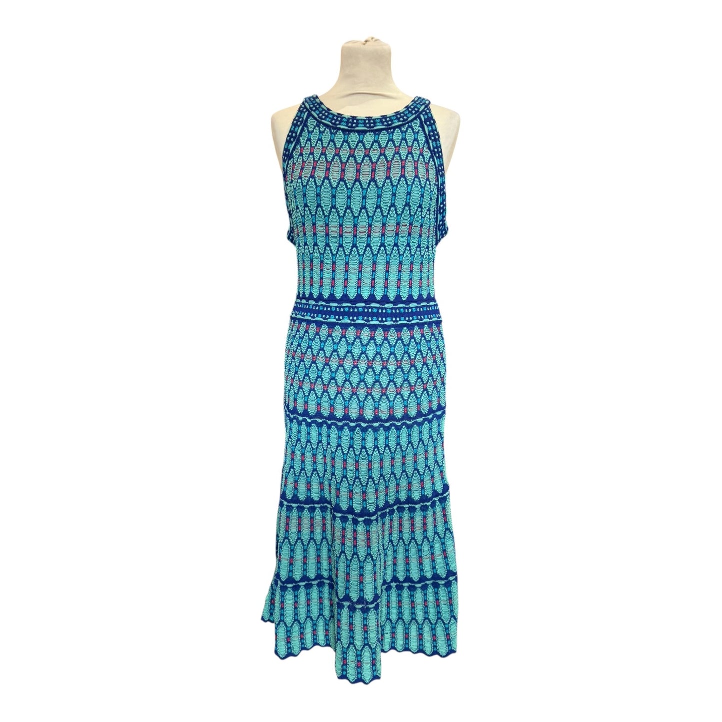 Missoni Blue Knit Dress - 12