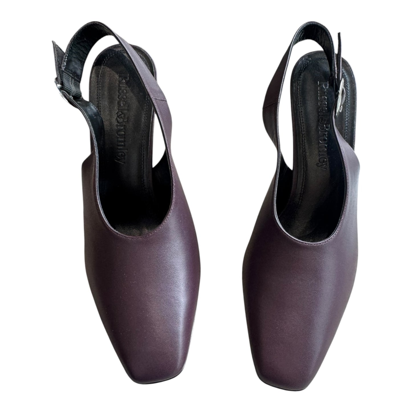 Russell & Bromley Haymoor Wedge Slingback Heels - 38/5 - NEW
