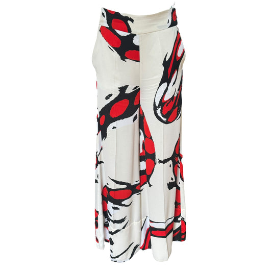 Malene Birger Cream and Red Trousers - 8