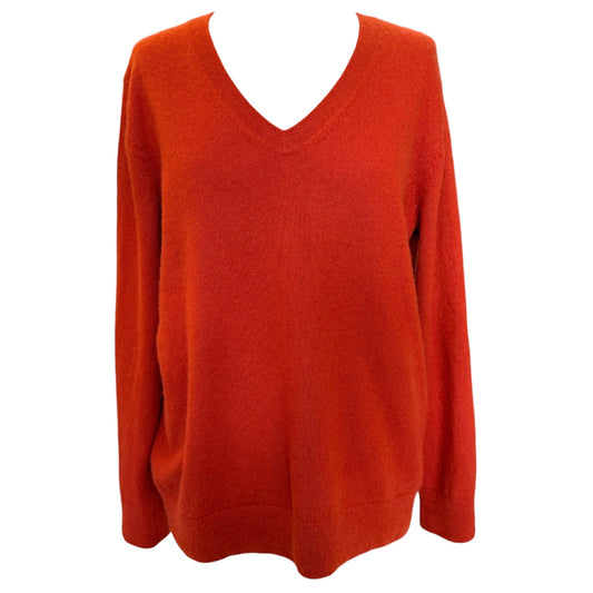 Vince Rust Orange Cashmere Jumper - 12