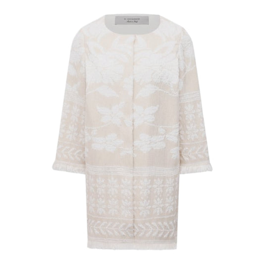 D. Exterior Woven Collarless Coat - 16