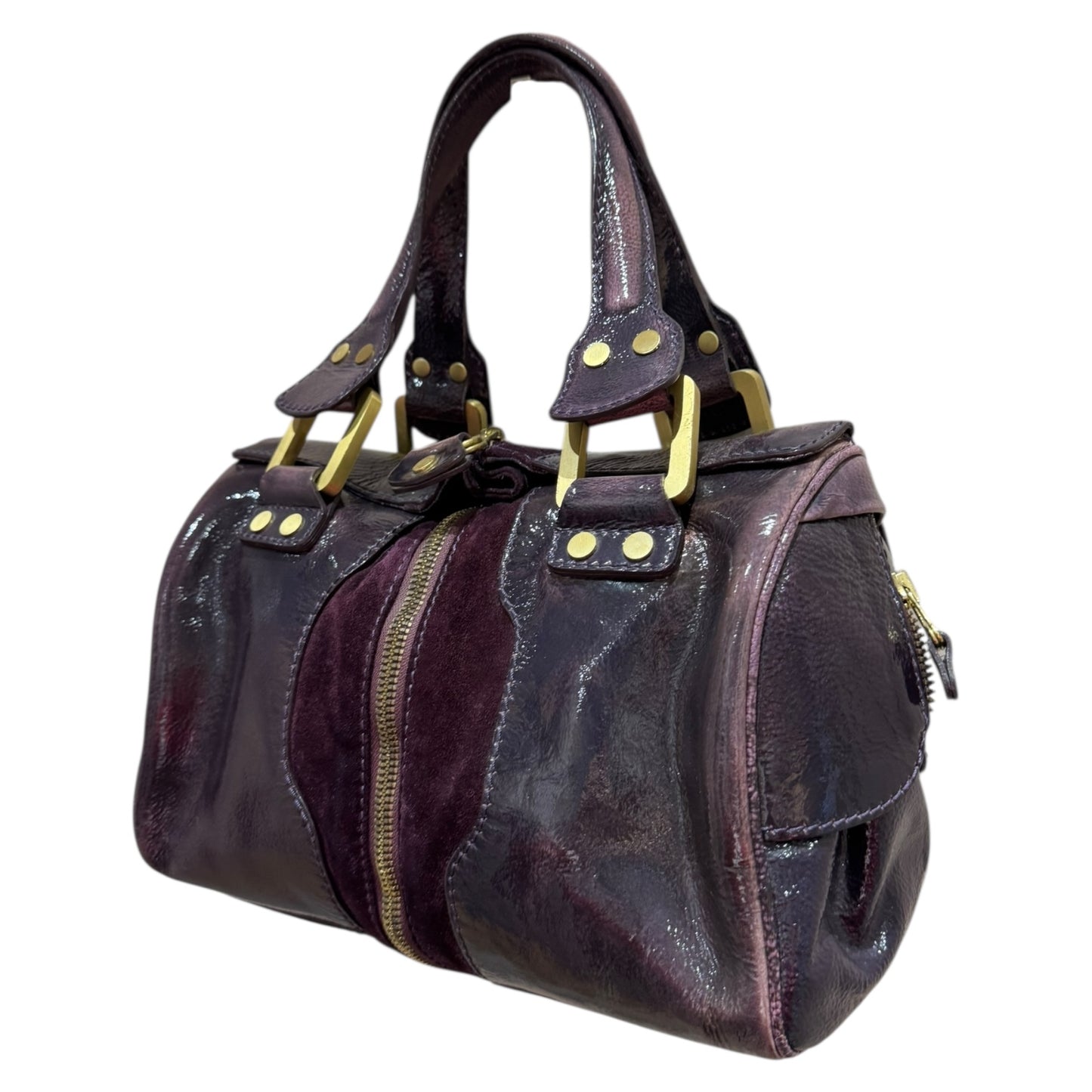 Jimmy Choo Purple Bowling Bag