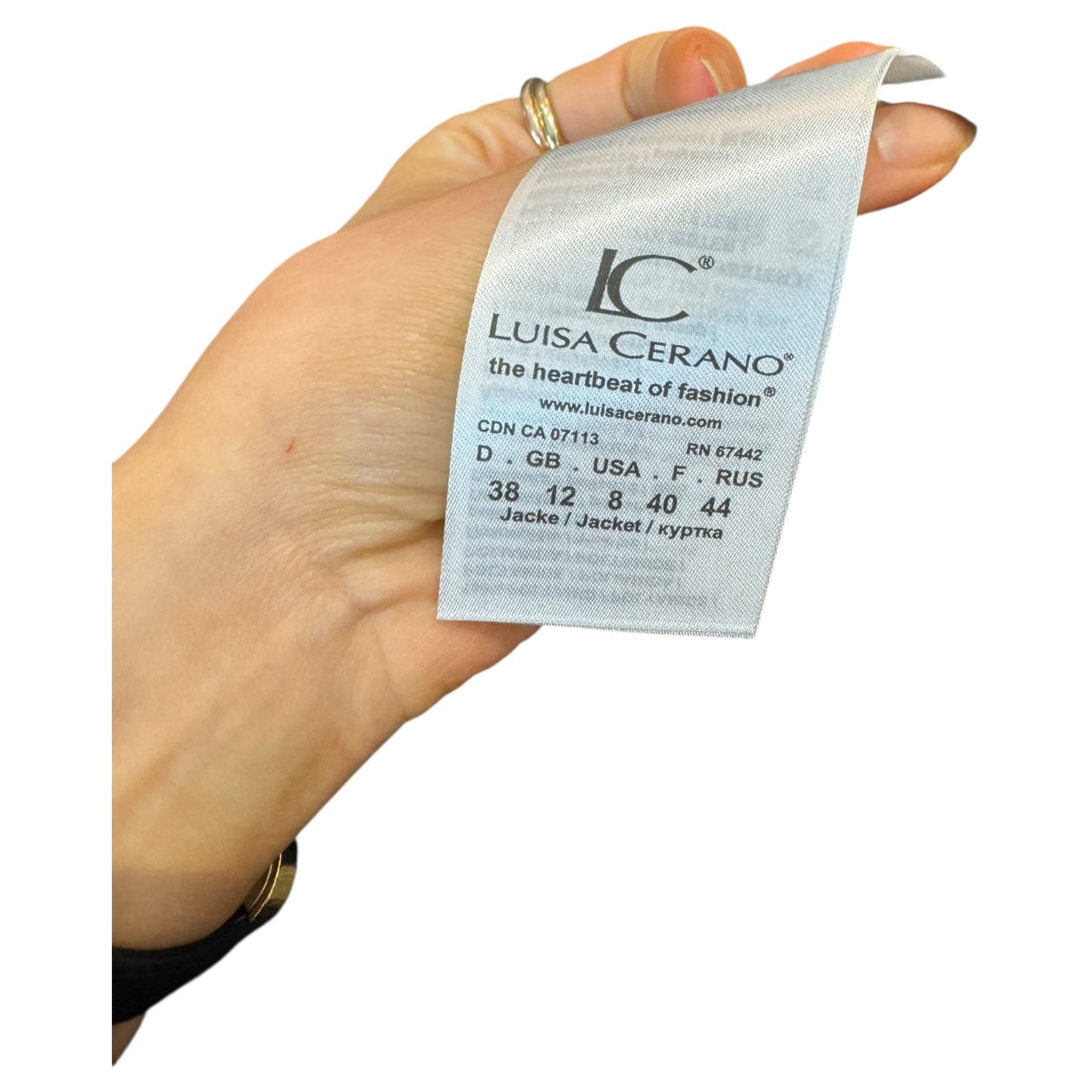 Luisa Cerano Brown Grey Padded Coat - 12