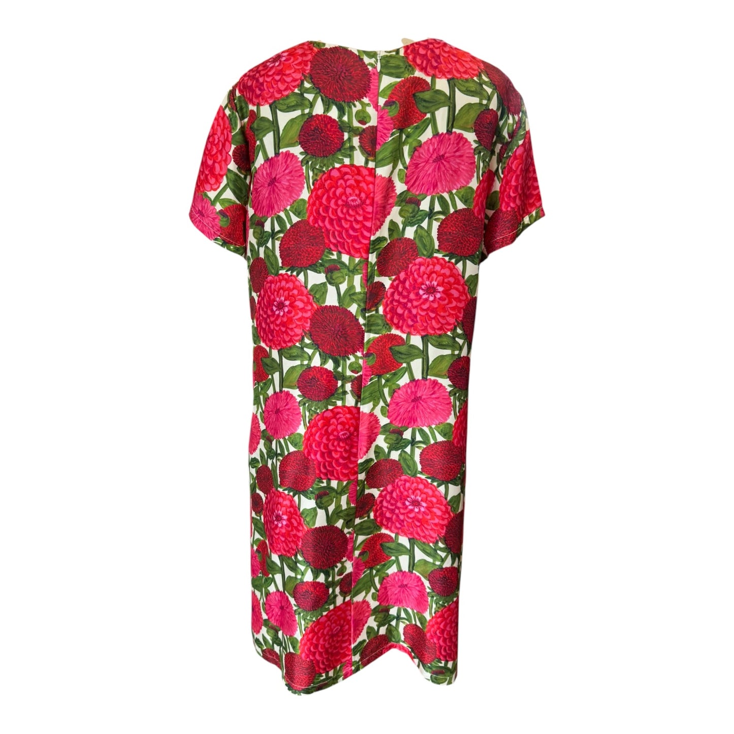 La Double J Silk Mini Swing Dress in Pink Dahlia - 12/14