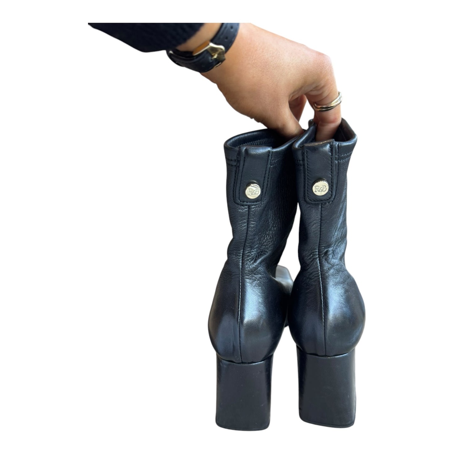 Russell & Bromley Latenight Leather Sock Boot - 38/5