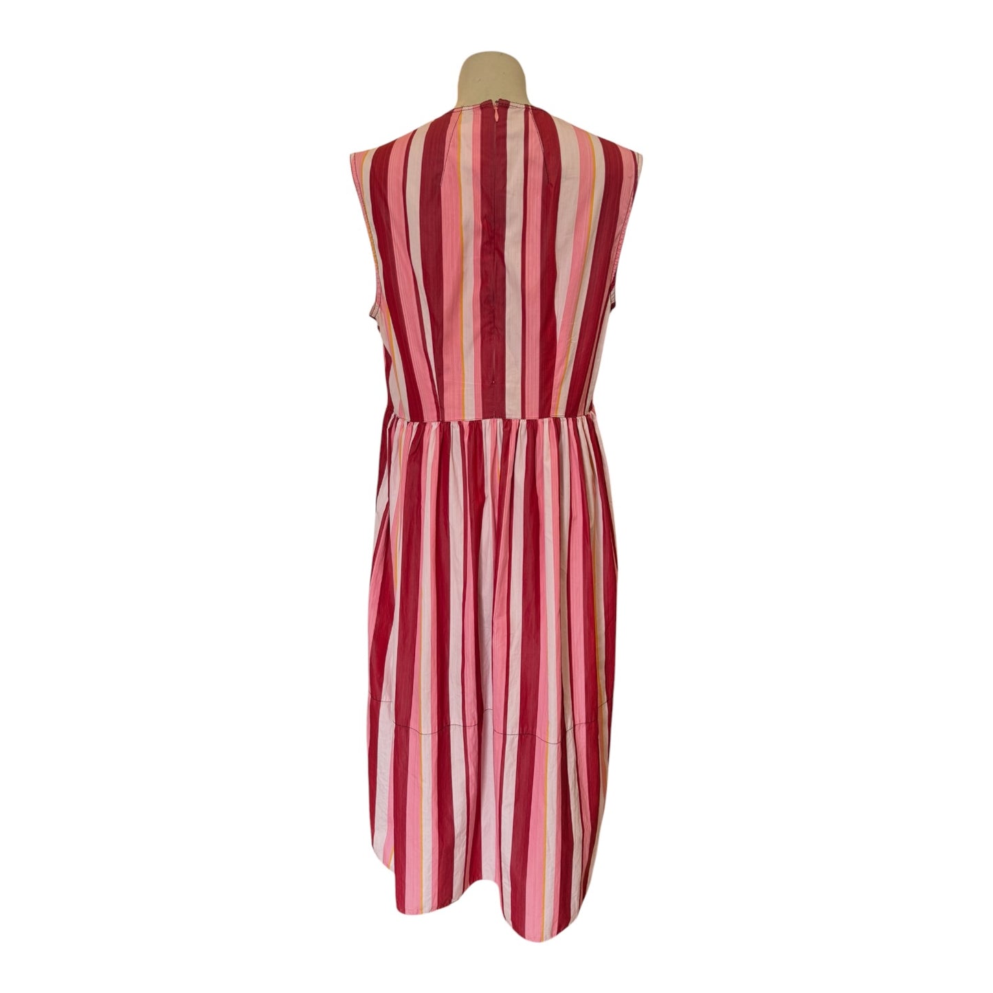 Marni Pink Stripe Midi Dress - 12