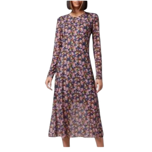 Paul Smith Flower Mesh Midi Dress - 12