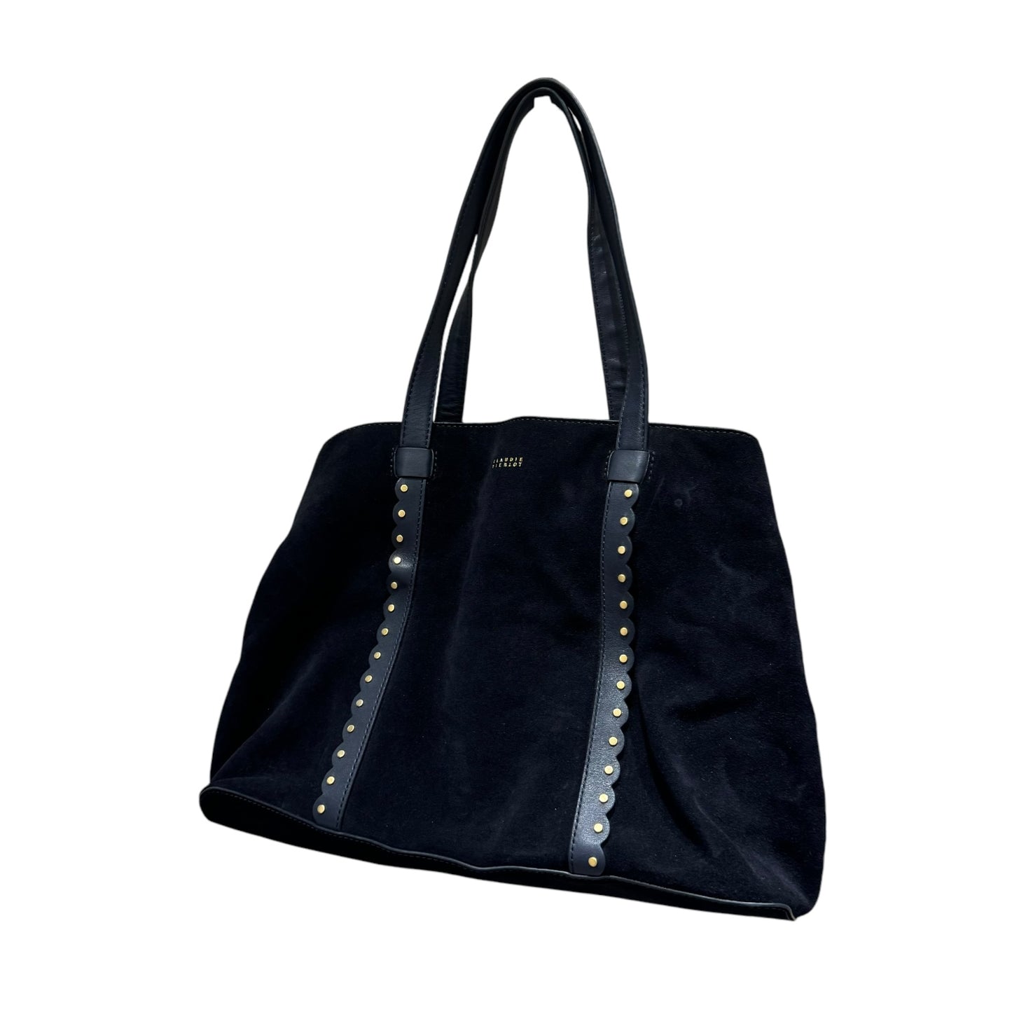 Claudie Pierlot Navy Suede Bag