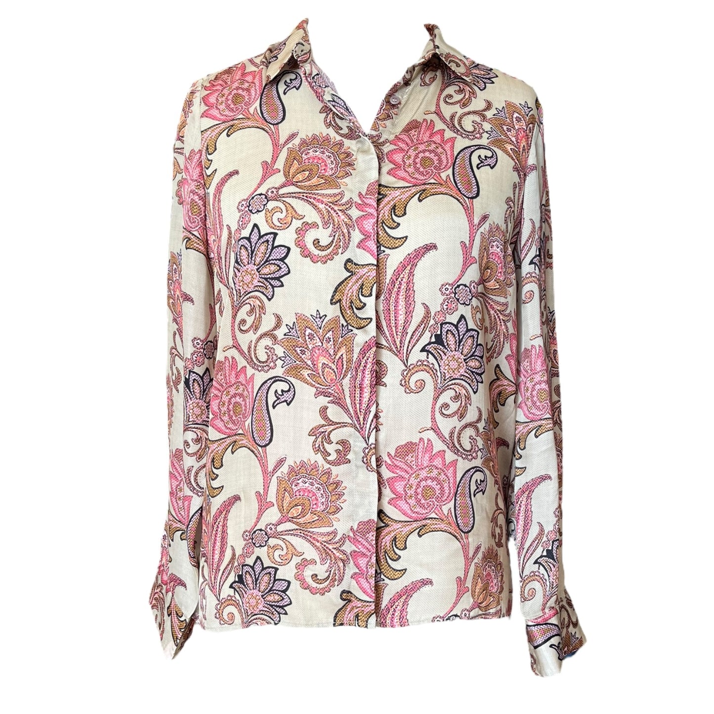 Mos Mosh Beige and Pink Shirt - 10