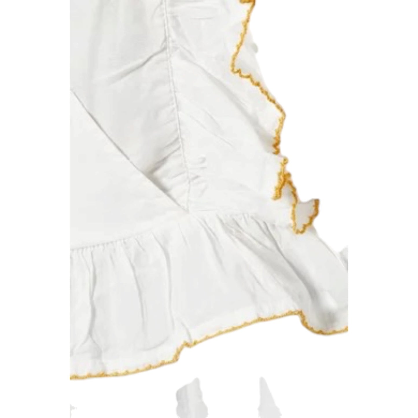 Selected Femme Wrap Frill Top in Organic Cotton - 12