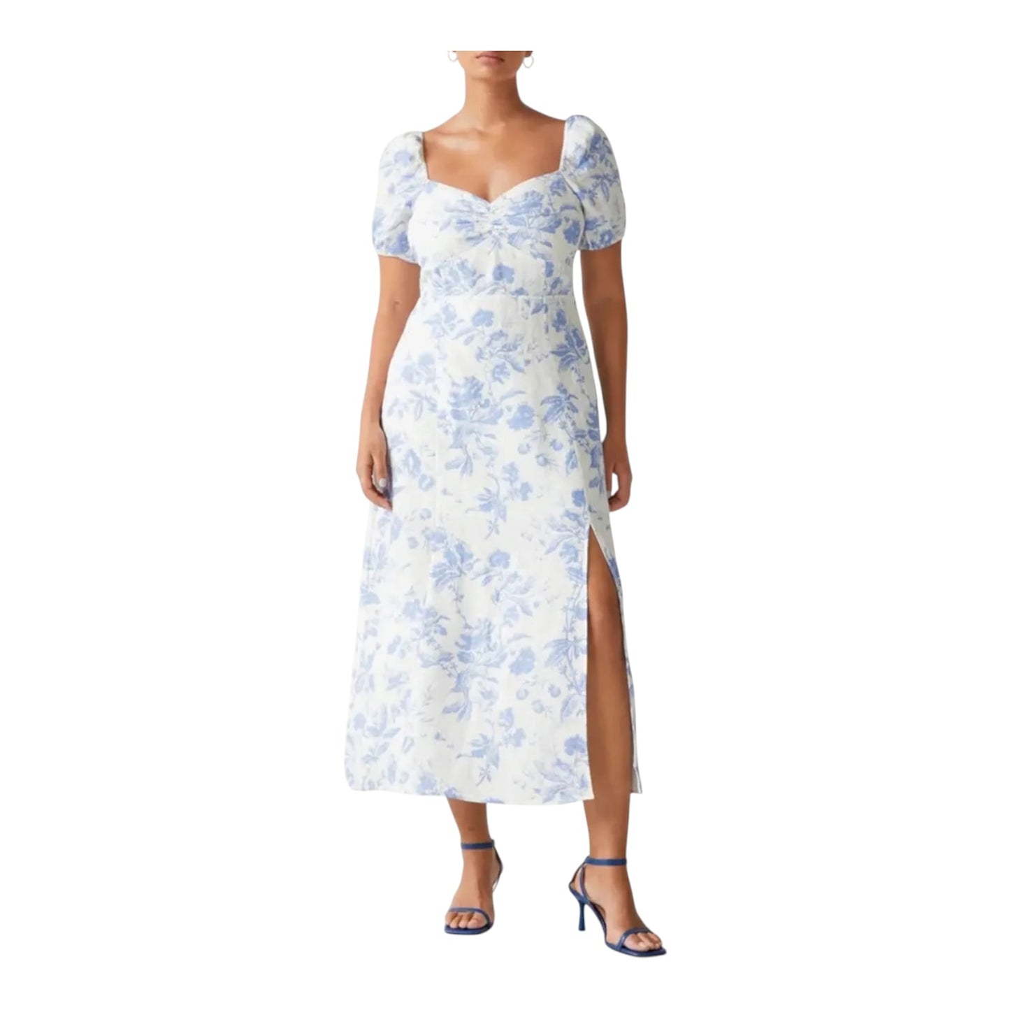 & Other Stories Puff Sleeve Midi Dress - 12/14 - NEW