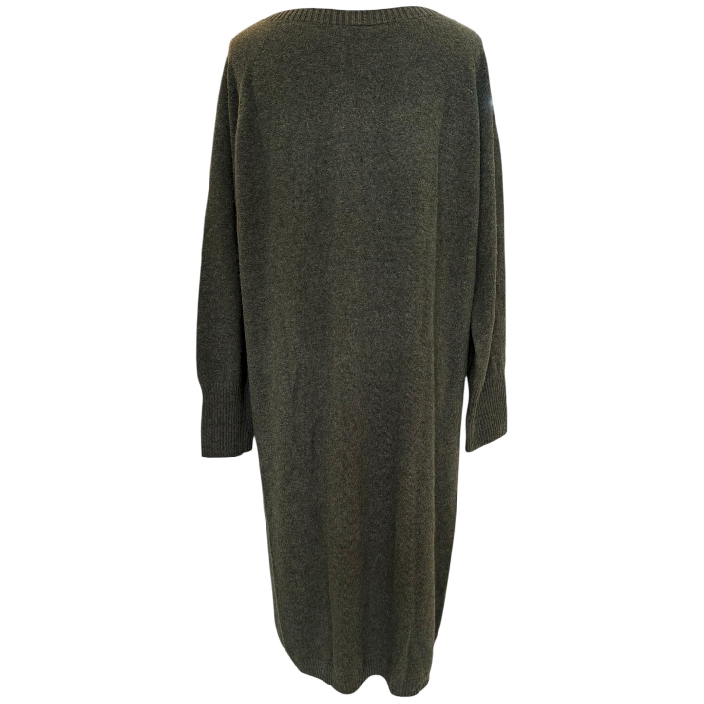 Celtic & Co Green Lambswool Knit Dress - 12