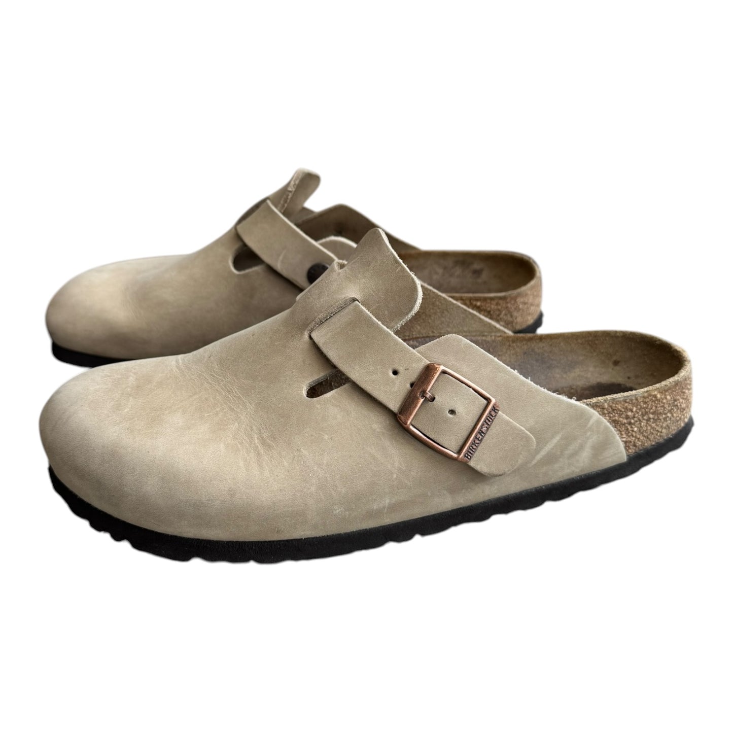 Birkenstock Tobacco Brown Boston Clogs - 40/7