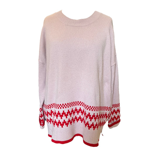 Boden Pink and Red Jumper