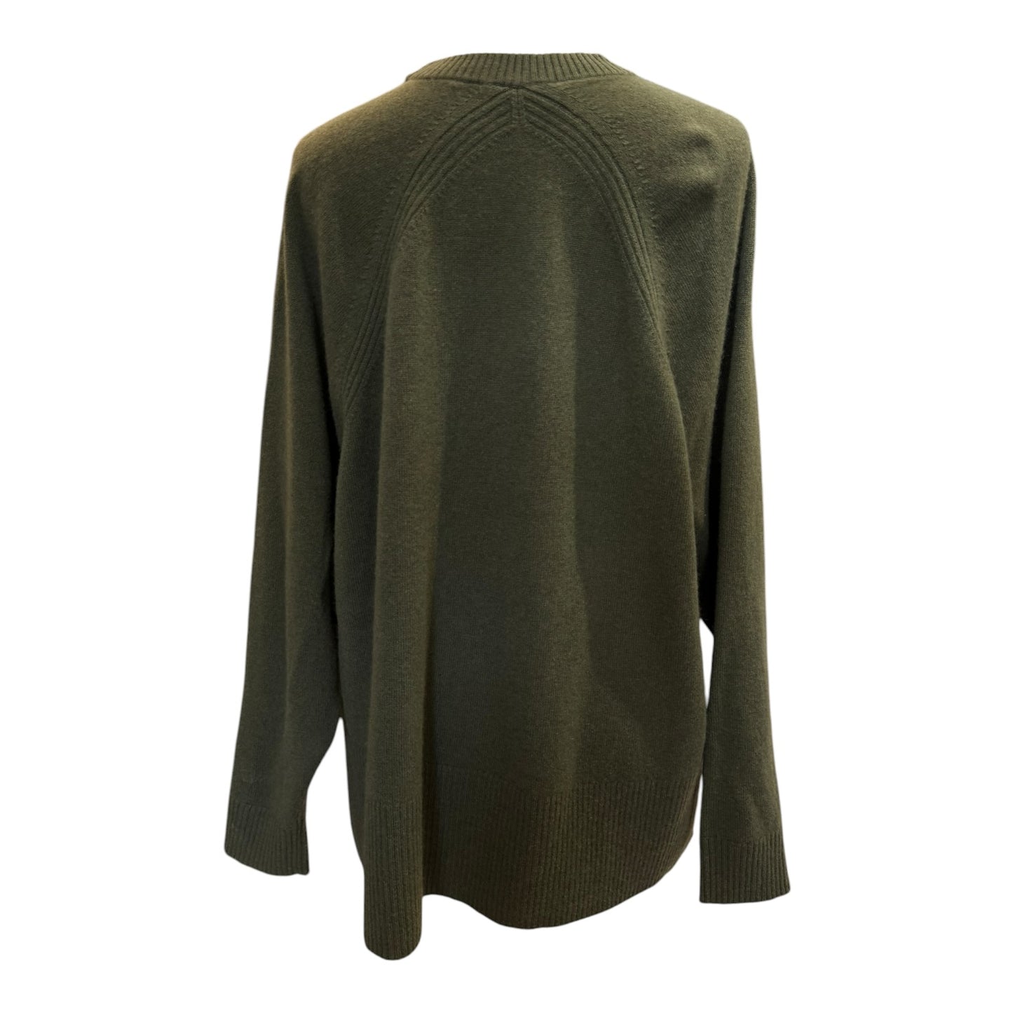 Whistles Khaki Ultimate Cashmere Crew Neck - 12