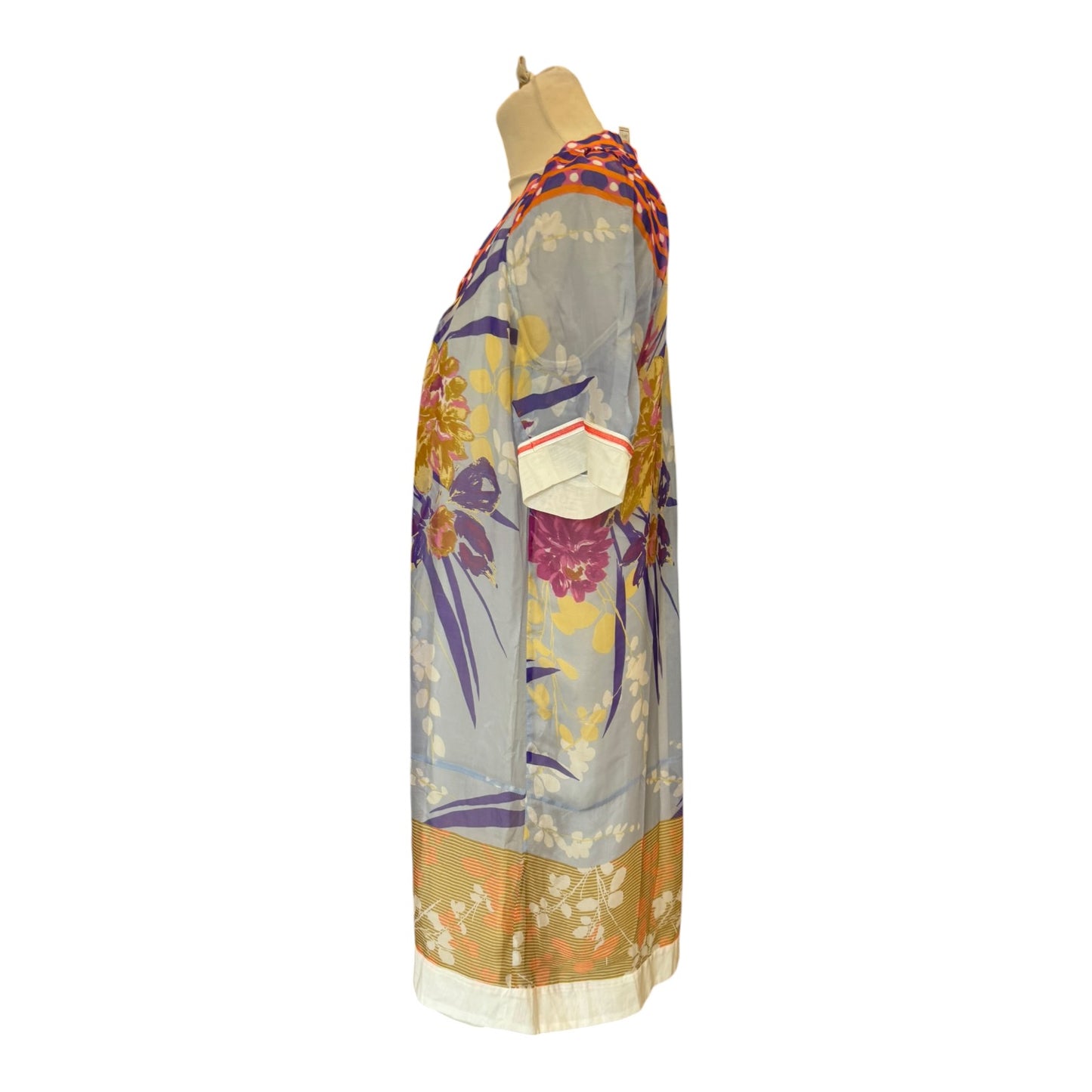 Schumacher Purple Silk Tunic Dress - 10