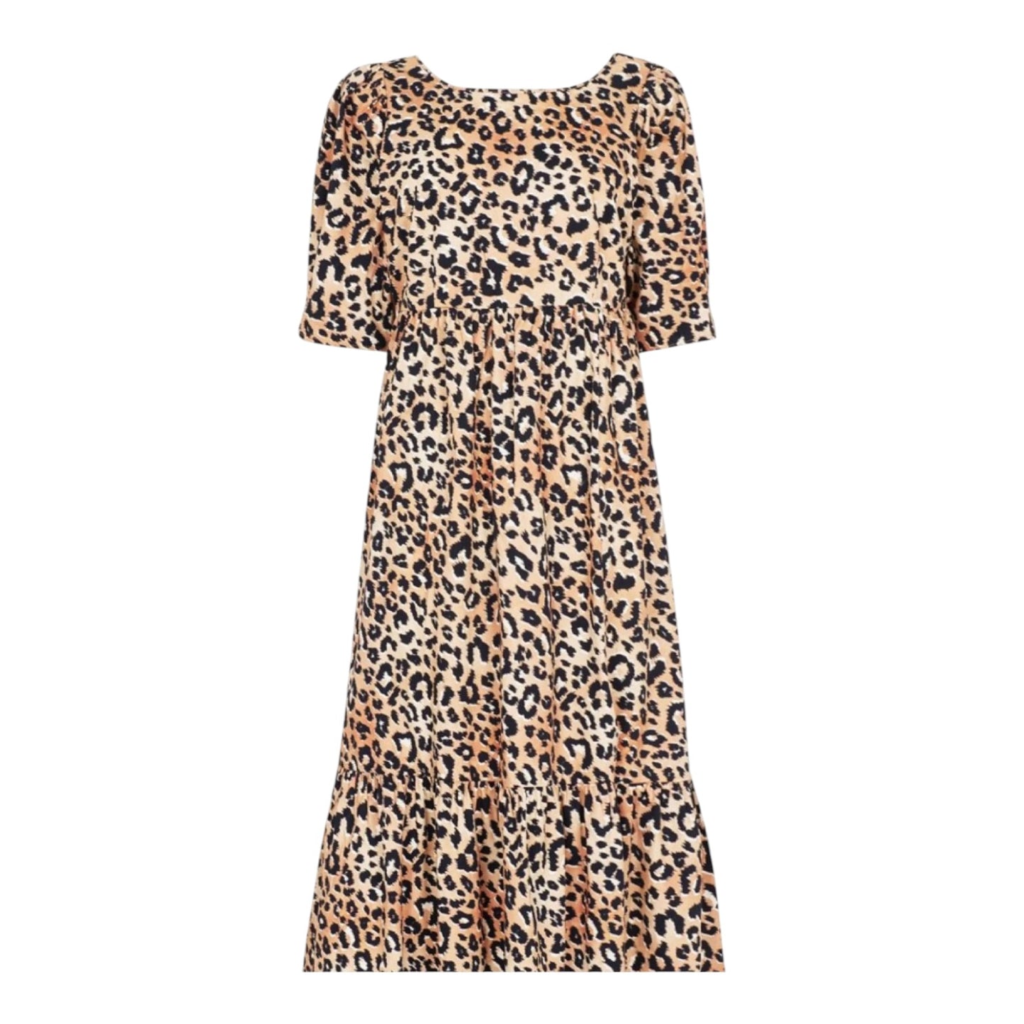 Kitri Animal Print Cotton Dress - 14