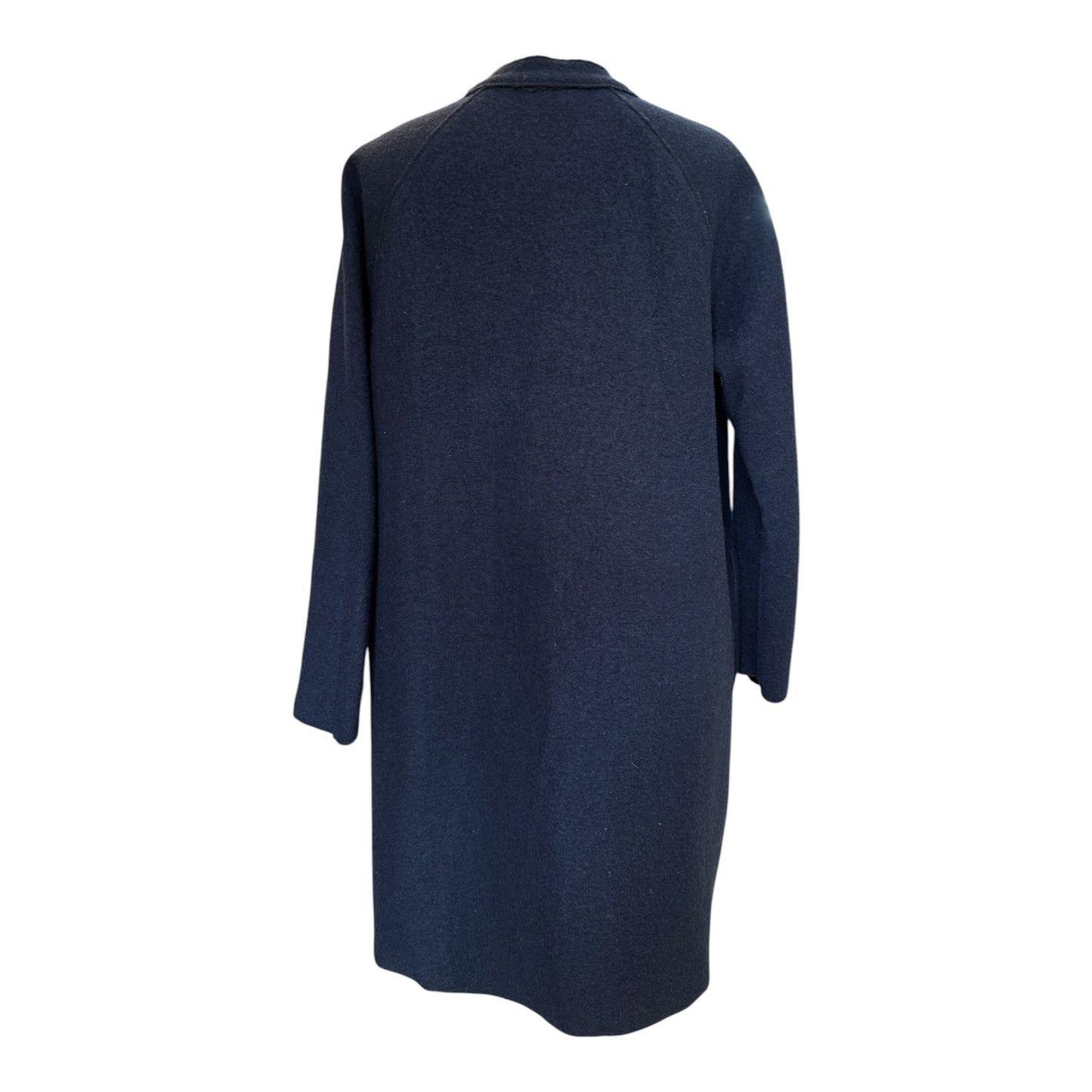 Joseph Navy Boiled Wool Coat - 12