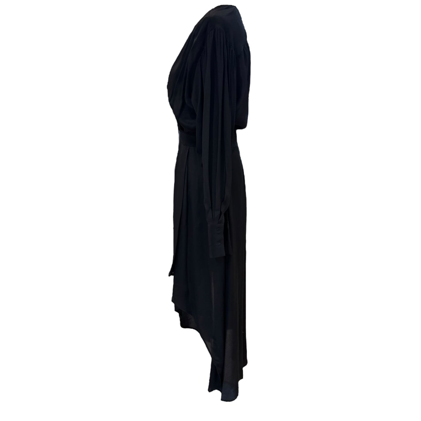 The Kooples Black Midi Dress - 8